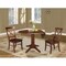 International Concepts Round 42 in Round Top Pedestal Table with 2 Chairs, Espresso, 42 W, 42 L, 30.3 in H, Wood, Espresso K581-42DPT-27-C613-2 - alternate 2